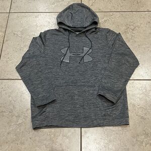 Under Armour‎  Pullover Hoodie Men's XL Gray ColdGear Style 1345714